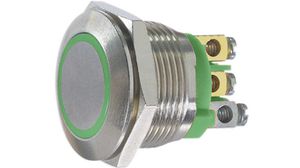Pushbutton Switch, Vandal Proof Momentary Function 50 mA 24 VDC 1NO IP67
