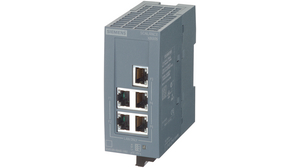 Ethernet-switch, RJ45-portar 5, 100Mbps, Ohanterat