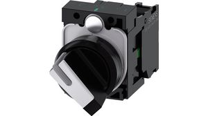 Rotary Switch, 2 Positions, 90°, Panel Mount