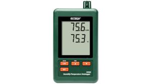 Dataloggers, 2 Kanalen, SD-kaart, 20.000.000 metingen