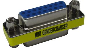 D-Sub Gender Changer, D-Sub 15-Pin Socket / D-Sub 15-Pin Socket
