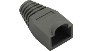 Anti-Kink RJ PVC Sleeve 6.5 mm, Grey