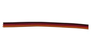 Ribbon Cable, PVC 3x 0.25mm² Unscreened 30m
