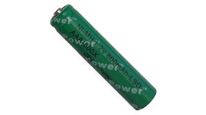 Laddningsbart batteri, Ni-MH, AAA, 1.2V, 750mAh