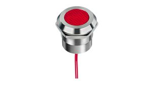 LED Indicator Q25 SeriesWire Lead Fixed Red AC / DC 24V