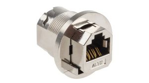 Modular Jack, RJ45, CAT6a, 8 Positions, 8 Contacts, Unshielded