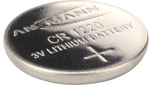 Knopfzellen-Batterie, Lithium, CR1220, 3V, 36mAh
