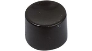 Cap Round 10mm Black 8000 Series Momentary or Alternate Action Pushbutton Switches