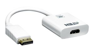 Video Adapter, DisplayPort Plug - HDMI Socket, 3840 x 2160, White