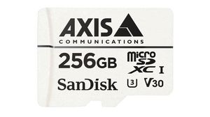 Surveillance Card, microSDXC, 256GB, Suitable for M1045-LW/M1134/P1375-E/P1378/M2026-LE Mk II/Q1798-LE