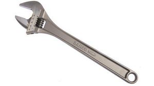 Adjustable Spanner, 380 mm Overall, 44mm Jaw Capacity, Metal Handle