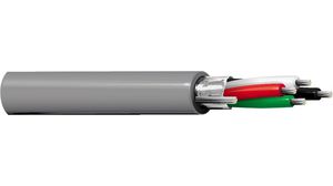 Multicore Cable, FS, PVC, 4x 0.2mm², 152m, Chrome