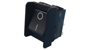 Rocker Switch, 16 A, 250V, ON-OFF, Black