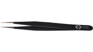Tweezers ESD / Precision Stainless Steel Extra Fine / Sharp / Straight 110mm