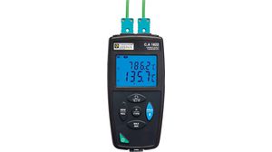 Thermocouple Thermometer, 2 Inputs, -250 ... 1767°C