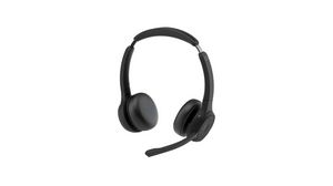 Headset with Travel Case, 720, Stereo, On-Ear, 20kHz, Bluetooth / USB, Black