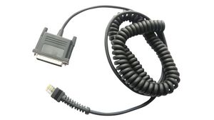 Kabel RS232, spirálový, 3.6 m, PM8300 / PD9500 / PBT9500 / PM9501