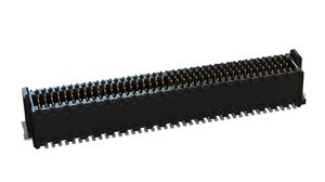Stacking-Steckverbinder, schwarz, Gerade, Stecker, 500V, Anzahl Kontakte - 80