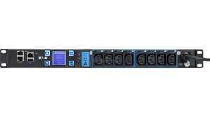 Power Distribution Unit 8x IEC 60320 C13 Socket - IEC 60320 C20 Plug, 8x IEC 60320 C13 Socket, 16A