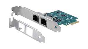 Network Adapter, 2x RJ45, PCIe, PCI-E x16