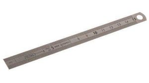 150mm Stainless Steel Metric Ruler