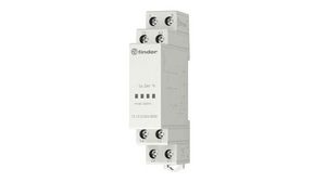 DIN Rail Latching Power Relay, 12V ac/dc Coil, 8A Switching Current, SPDT