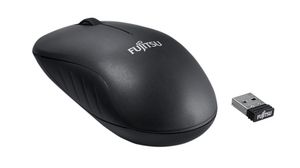 Cicha mysz bezprzewodowa WI210 1600dpi Optyczne Oburęczne Czarny