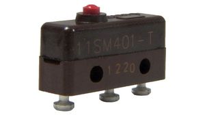 Microrupteur SM, 5A, 1CO, 0.97N, Piston broche