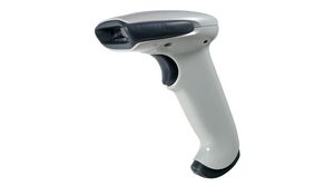 Barcode Scanner, Hyperion, Cable, Handheld, 1D, White