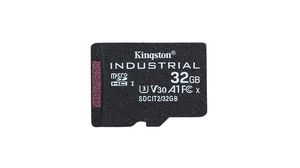 Industrielle Speicherkarte, microSD, 32GB, 100MB/s, 80MB/s, Schwarz