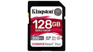Karta pamięci, SD, 128GB, 300MB/s, 260MB/s, Czarny