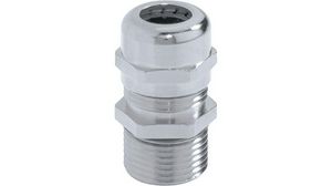 SKINTOP Series Metallic Nickel Plated Brass Cable Gland, M20 Thread, 7mm Min, 13mm Max, IP68