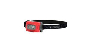 Headlamp, LED, Rechargeable, 500lm, 130m, IP68, Red