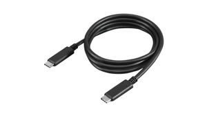 Cable, USB-C Plug - USB-C Plug, 1m, USB 3.1, Black