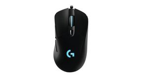 Mouse da gioco cablato G403 25600dpi Ottico Ambidestri Nero