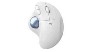 Mouse wireless ergonomico per le aziende M575 2000dpi Ottico Destrorsi Bianco