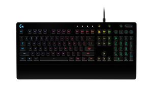 RGB Gaming Keyboard, G213, US English, QWERTY, USB, Cable