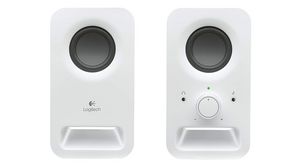 PC Speakers, 2.0, 3W, White
