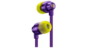 Headphones, G333, In-Ear, 20kHz, Cable, Purple