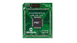 Wtykowy moduł ewaluacyjny do mikrokontrolera PIC32MX570F512L