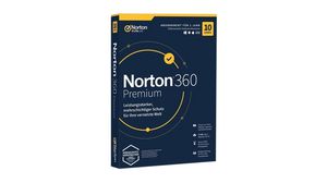 Norton 360 Premium, 75GB, 10 Devices, 1 Year, Physical, Subscription / Software, Retail, German
