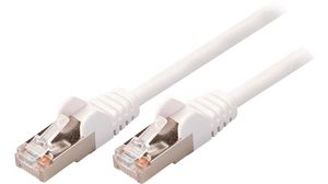 Patch Cable, RJ45 Plug - RJ45 Plug, CAT5e, SF/UTP, 3m, White