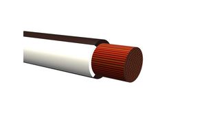 Stranded Wire PVC 0.75mm² Bare Copper Brown / White R2G4 100m