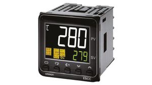 E5CC PID Temperature Controller, 48 x 48mm, 1 Output Linear, 24 V ac/dc Supply Voltage
