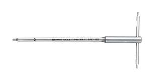 Hex Screwdriver with Sliding T-Handle, 2 mm, 125mm