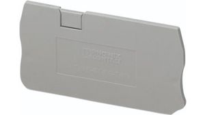 End plate, Grey, 60.5 x 29mm