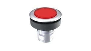 Signal Indicator with Round Silver Collar Fixed Red