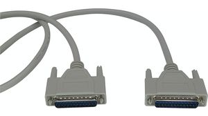 Serial Cable D-SUB 25-Pin Male - D-SUB 25-Pin Male 1.8m Grey