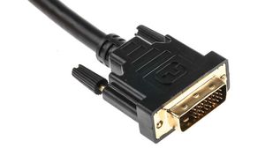 Video Cable, DVI-D 24 + 1-Pin Male - DVI-D 24 + 1-Pin Male, 3m