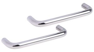 Stainless Steel Drawer Handle, 9x104x30mm, Silver